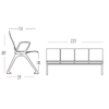 Chaises_poutre_métallique_fixes_4_places