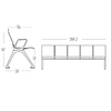 Chaises_poutre_métallique_fixes_5_places
