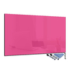 tableau magnétique en verre rose fushia