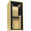 cabine acoustique phonebox en bois de frêne