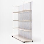 Etagère_acoustique_mobile_à_roulettes