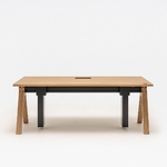 Bureau_bois_réglable_hauteur_chêne