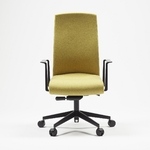 Fauteuil_direction_tissu_coloré_jaune