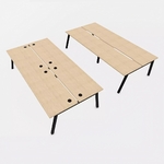 Bureau_bench_4_personnes_obturateurs_ou_echancrure