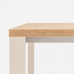 Bureau_partagé_pas_cher_mélaminé_piètement_métal
