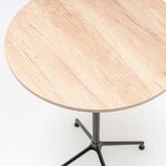 Table_haute_ronde_bois_placage_bois