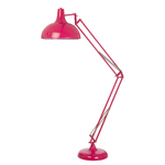Lampe De Bureau Vintage Rose - Métal Rétro - Style Industriel Chic - Fonctionnelle