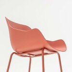 Chaise_réunion_coque_plastique_piètement_métallique