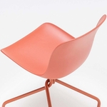 Chaise_réunion_pivotante_roulettes_piètement_métallique