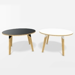 Table_réunion_ronde_bois_noire_blanche