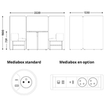Cabine_coworking_acoustique_4_personnes_schémas