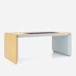 Bureau_direction_minimaliste_bois_sous_main_cuir