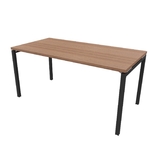 bureau individuel startup en noyer design et moderne
