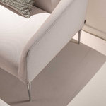 Canapé_bureau_2_places_piètement_chromé