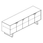 Desserte_chene_bureau_direction_etagere_intermediaire
