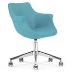 chaise-bureau-reunion-cyan-lounge-roulettes