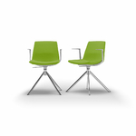 chaise-de-réunion-tapissée-vert