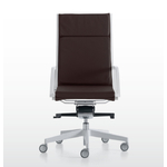 fauteuil de direction design et contemporain en simili cuir
