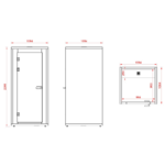dimensions phonebox W