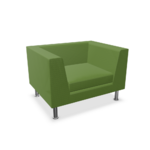 fauteuil lounge vert