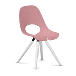 chaise design pour réunion rose et blanc