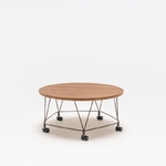 Table_basse_ronde_à_roulettes_chêne