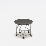 Table_basse_ronde_à_roulettes_noire