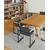 chaise noir et bois salle de réunion
