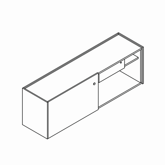 Caisson de rangement Box Fonctionnel - Blanc