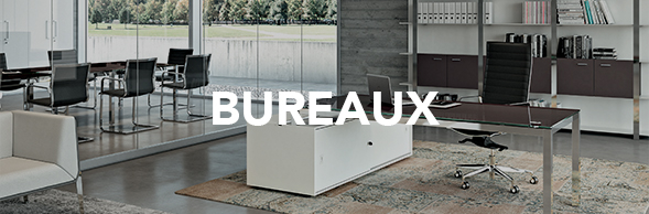 Bureau En Verre Et Métal - Thème New York - 115cm - Gris - Occasion