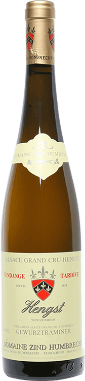 Bouteille de Gewurztraminer HENGST Grand Cru Vendanges Tardives 2006 – Clos de Bourgogne