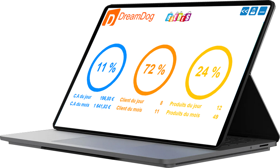 Statistique logiciel de caisse dreamdog