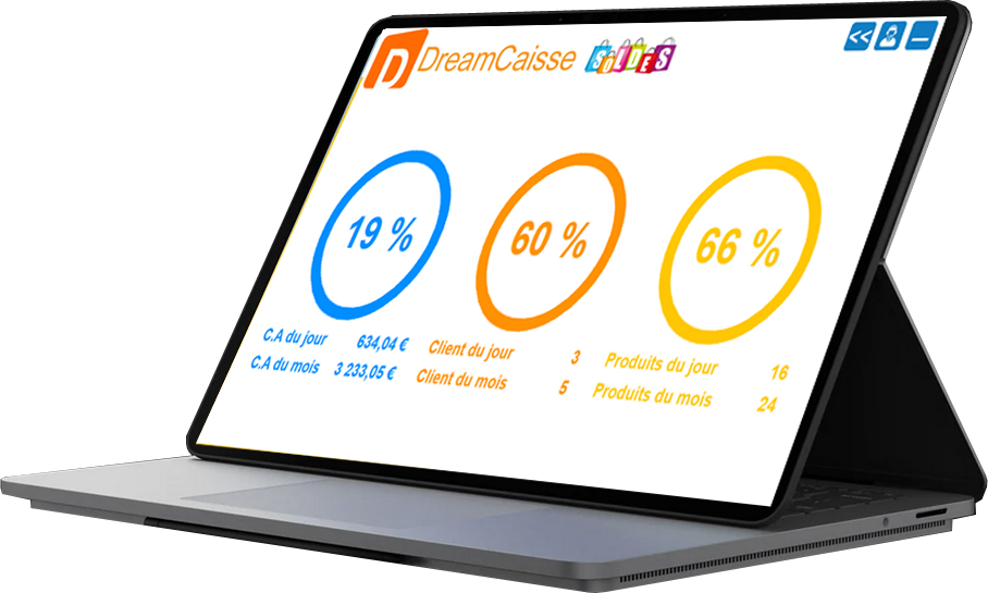 Stats Journalieres Caisse logiciel caisse