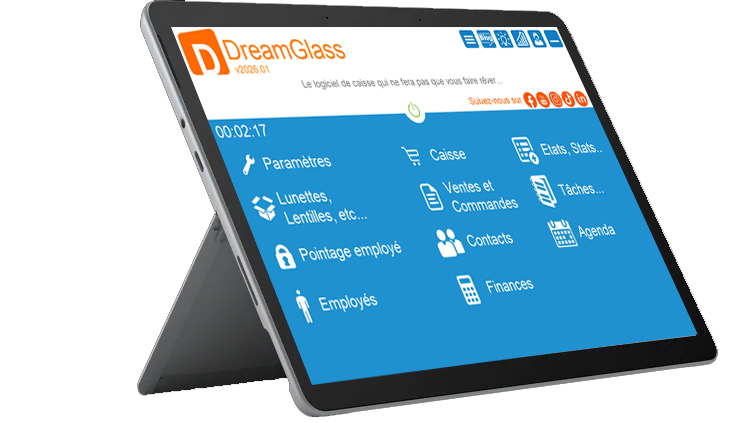 DreamGlass - Logiciel pour les opticiens