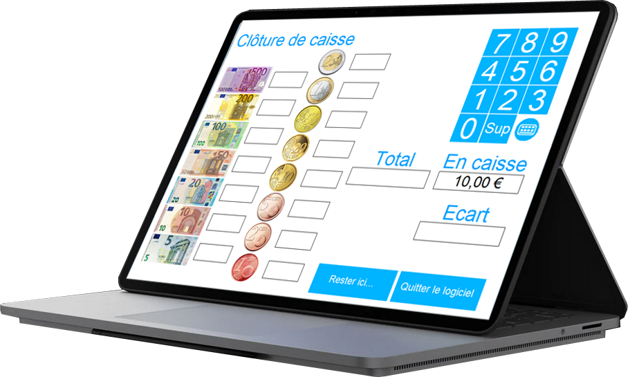 Ecran Cloture de caisse