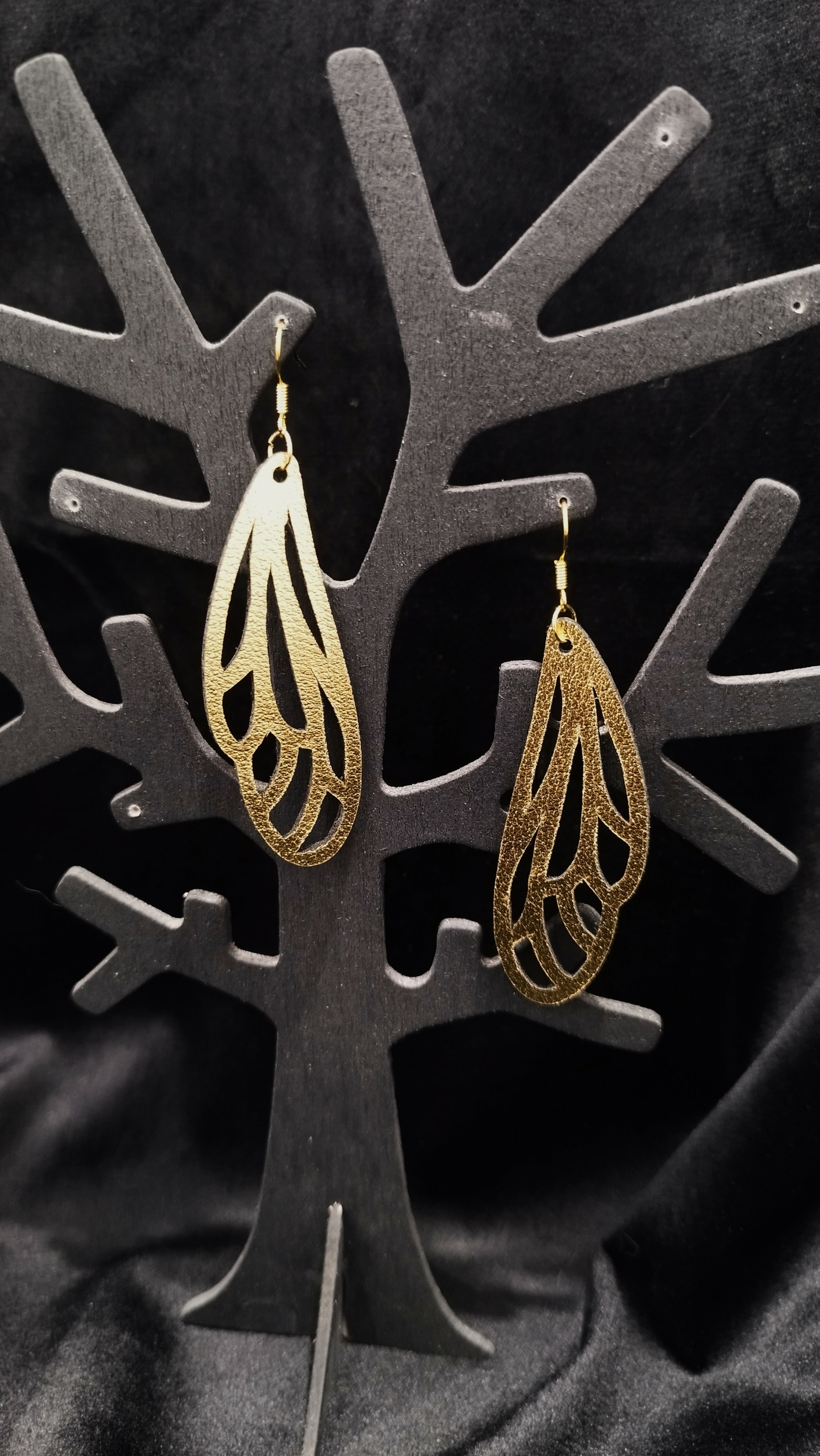 Moonbeam Atelier parure libellule boucles dorées