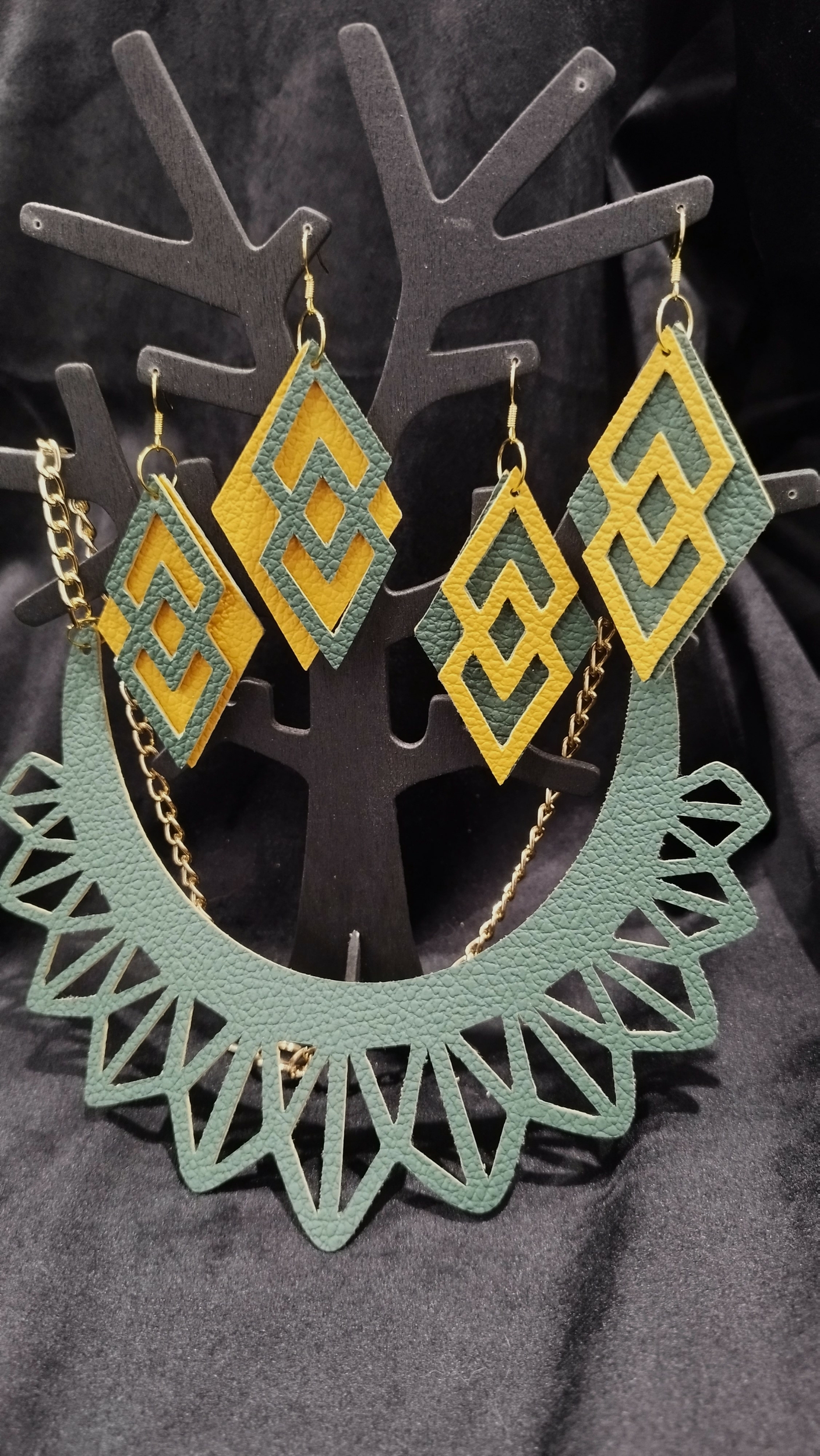 Moonbeam Atelier parure Amazonia vert
