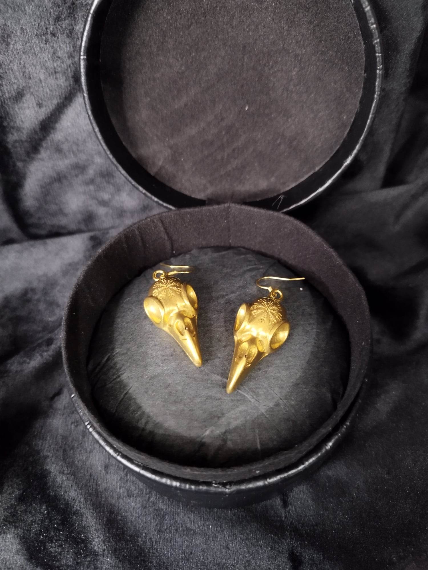 Moonbeam Atelier boucles doreilles corbeaux