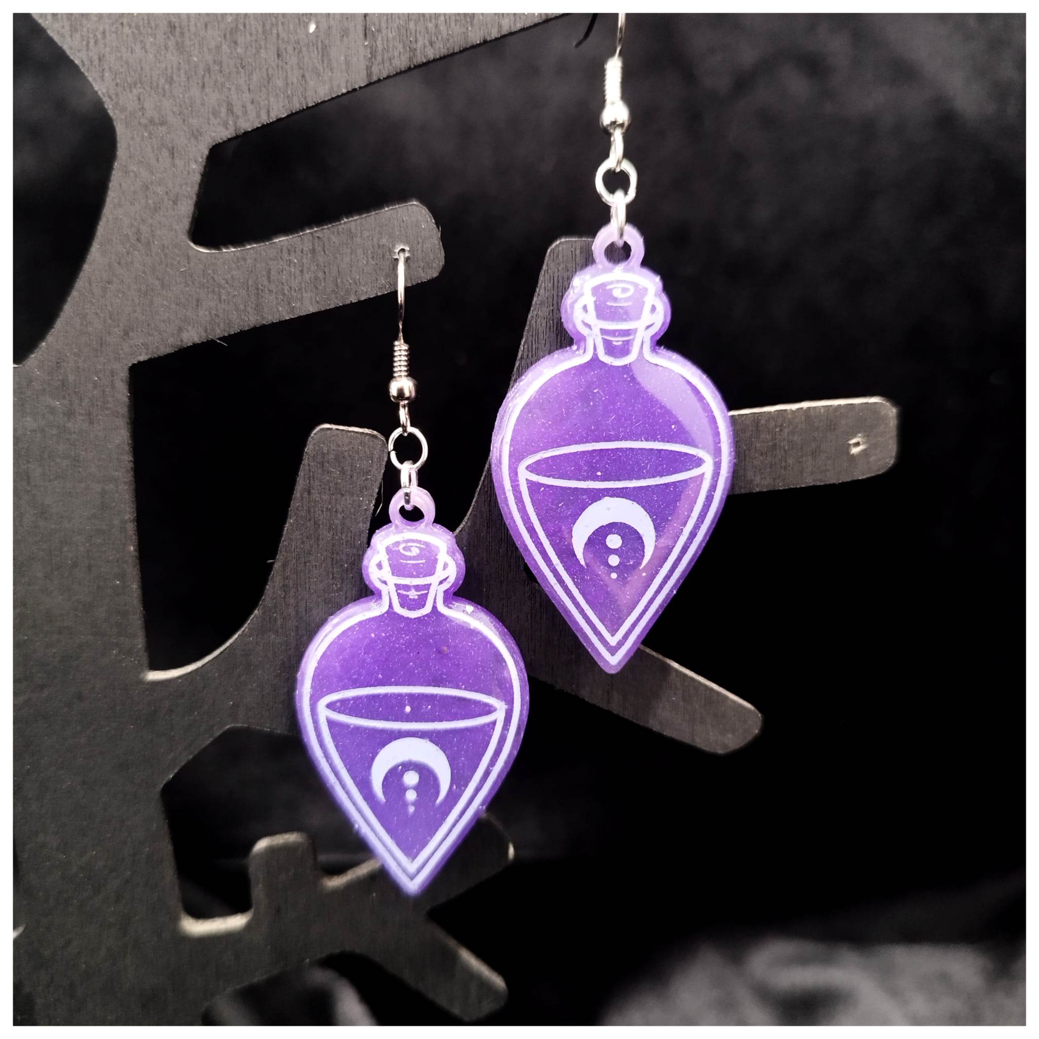 Moonbeam Atelier boucles doreilles potions
