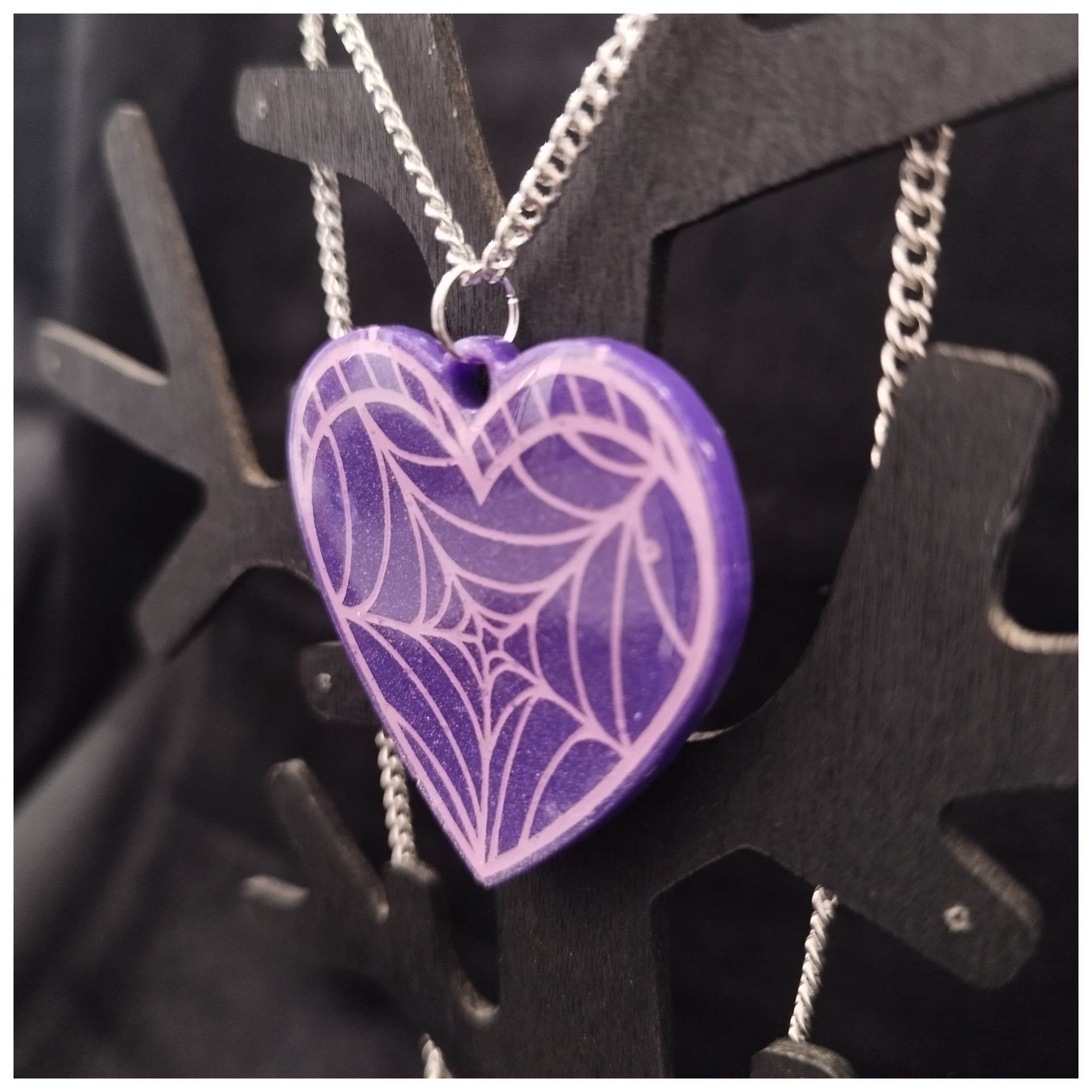 Moonbeam Ateliercollier coeur araignée