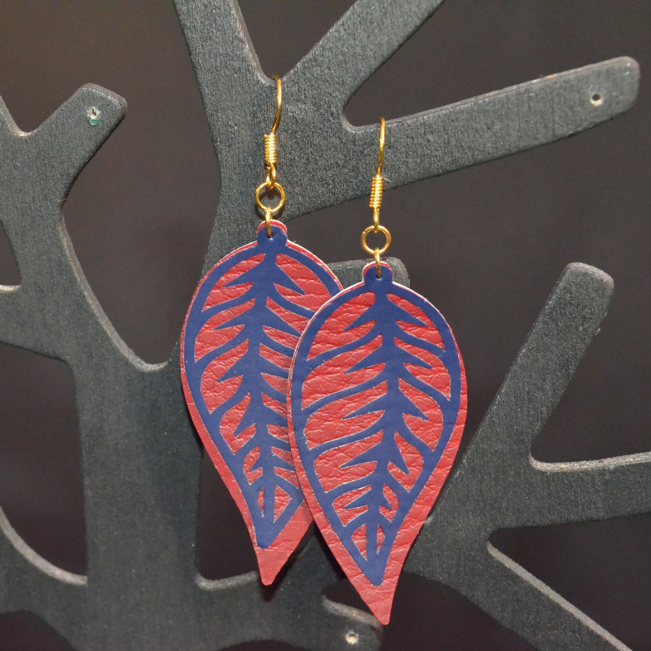 Moonbeam Atelier Boucles doreilles feuilles