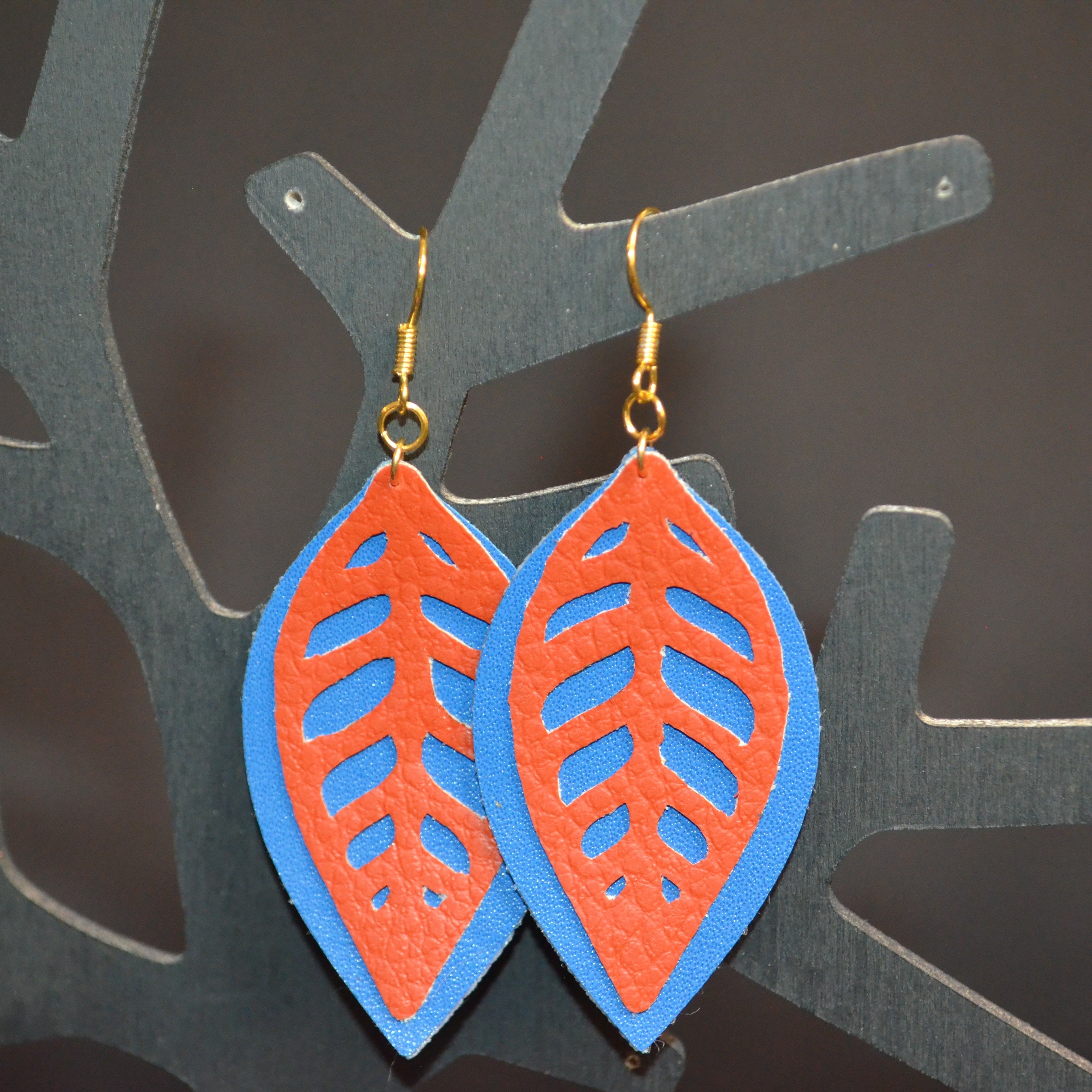 Moonbeam Atelier Boucles doreilles feuilles