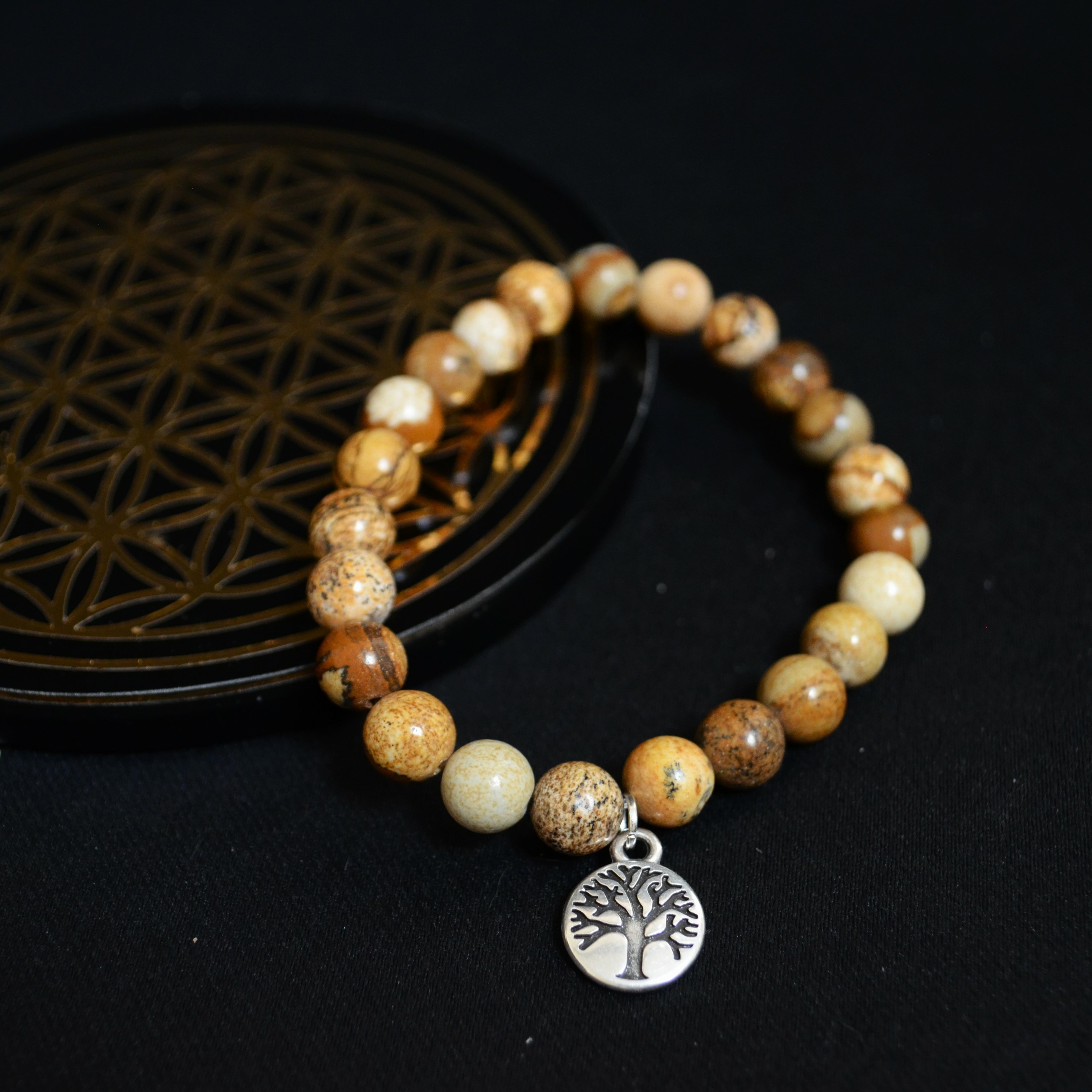 Bracelet Jaspe paysage