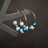 Moonbeam Atelier créoles bleues