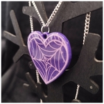 Moonbeam Ateliercollier coeur araignée