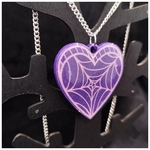 Moonbeam Ateliercollier coeur araignée