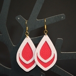 Moonbeam Atelier boucles gouttes roses