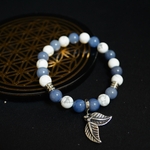 bracelet aventurine bleue howlite