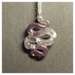 Moonbeam Atelier résine pendentif serpent