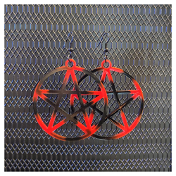 boucles do'reilles pentagramme